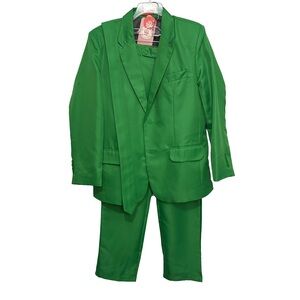 You look Ugly Today Men’s Green Suit 3-piece set- Size Medium NWT.